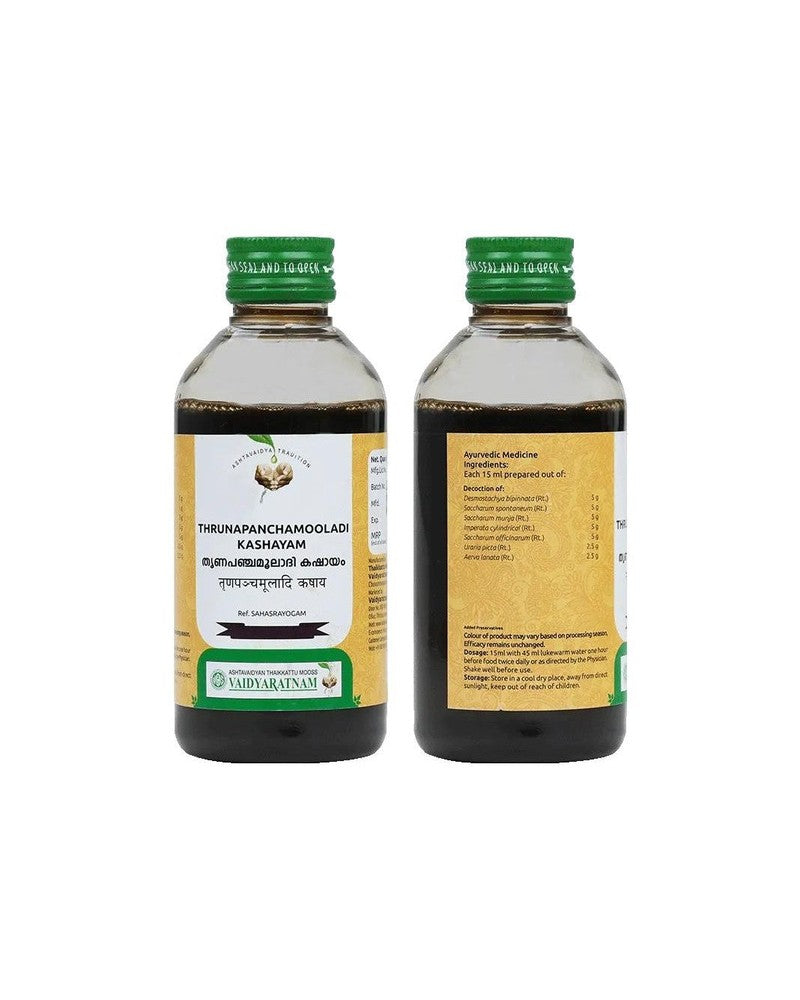 Thrunapanchamooladi Kashayam